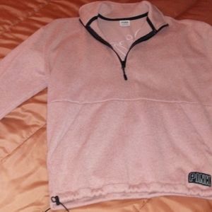 Pink Vs half zip